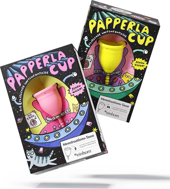 Actual product image Einhorn Menstrual cupsPapperlaCup Set, size S & M (S, M)