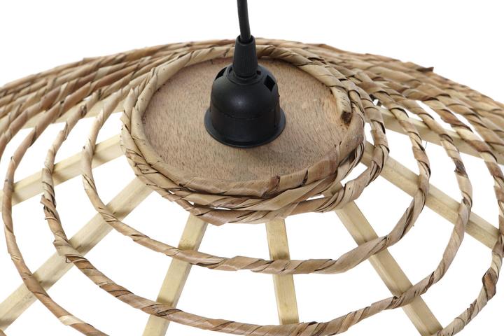 Produktbild DKD Home Decor Ceiling Light Brown Metal 50 W Urban 220 V 57 x 57 x 19 cm 57 x 57 x 22 cm