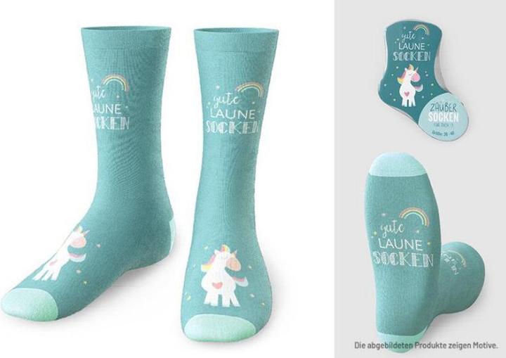Produktbild La Vida Zaubersocken Gr.36-40 Unicorn Zoo (36 - 40)