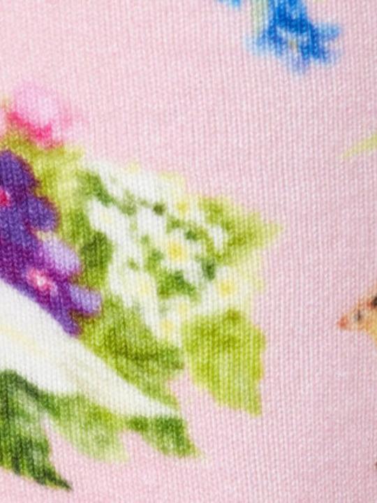 Immagine prodotto Burlington Chaussettes "Joyful Flower" (fiore gioioso) rayé rosa foncé (36 - 41)
