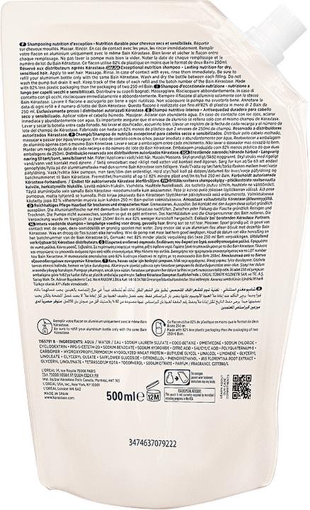 Immagine prodotto Kérastase Bain Satin Nutritivo 2 (500 ml, Shampoo liquido)