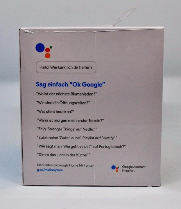 Actual product image Google Home Mini (Google Assistant, IFTTT)