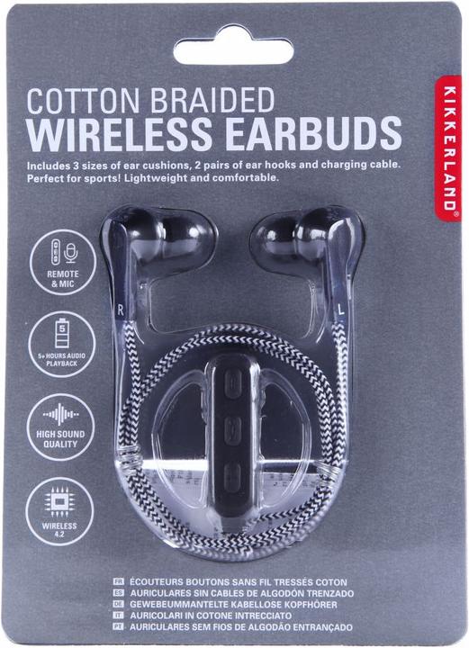 Immagine prodotto Kikkerland auricolari intrecciati (Cablato)