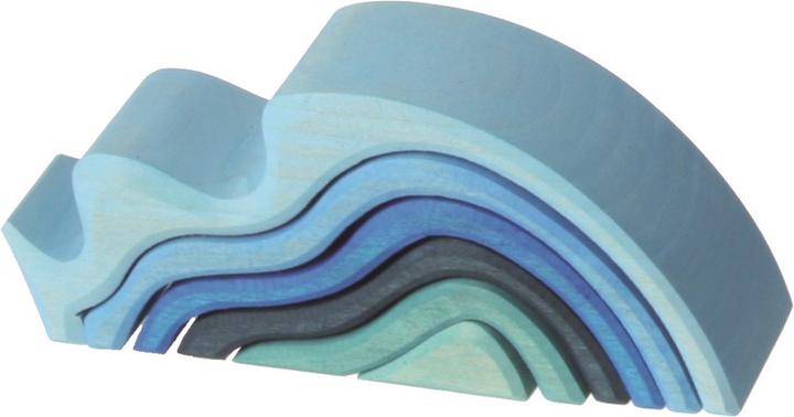 Actual product image Grimm's Small water waves (6 pieces)