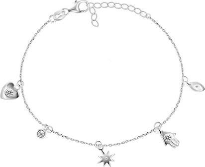 Brilio Silver - Decent silver bracelet BRC42W