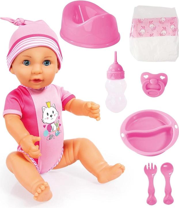 Produktbild Amia Babypuppe "Mia" mit Zubehör, 42 cm