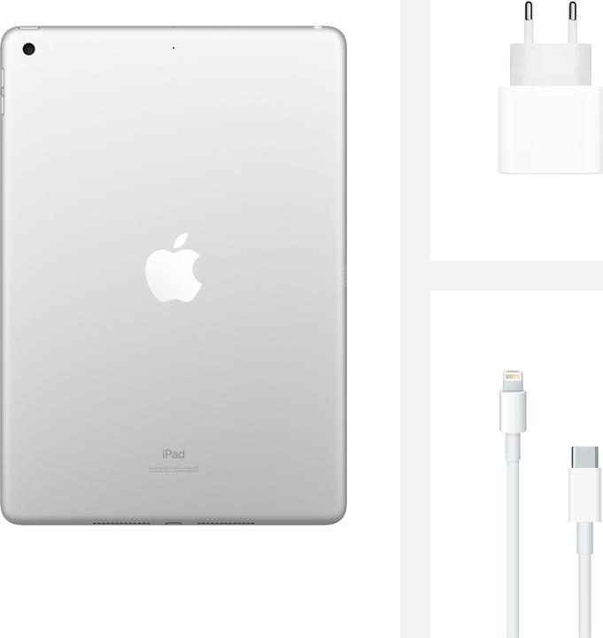 Actual product image Apple iPad 2020 (8. Gen) (WLAN only, 10.20", 32 GB, Silver)