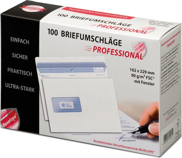 Actual product image Magni 30051816 Envelope REVELOPE, DIN C5, with window (C5, 100 x)
