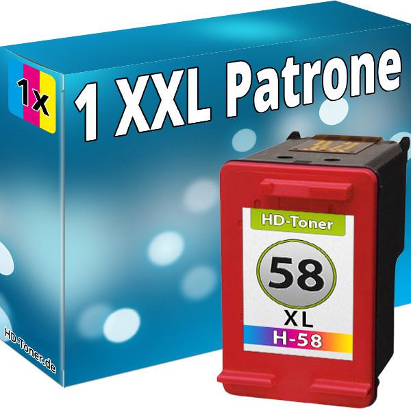 Image du produit Druckfuxx TINTE PATRONEN für HP 58 XL DESKJET 450CI 5150 5550 5600 5650 5652 585