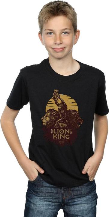 Actual product image Disney Boys The Lion King Movie Sunrise Collage T-Shirt (152, 158)