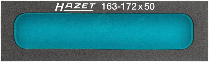 HAZET Soft foam insert ∙ with compartments for small pieces 163-172X50