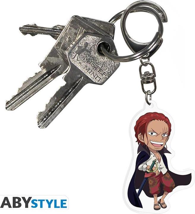 Image du produit ABYstyle ONE PIECE : RED - Porte-clés acrylique - Shanks X4