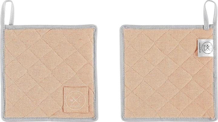 Witloft Topflappen salmon 2er (100% recycelte Baumwolle)