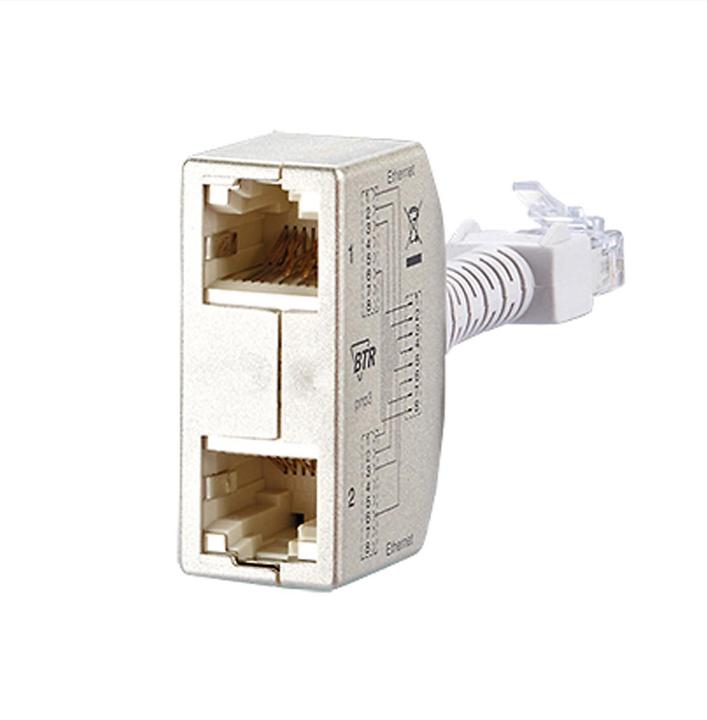Image du produit Metz Connect BTR Cable sharing Adpt. pnp 3 2er Set Ethernet-Ethernet VE 2 Ethernet-Ethernet argenté