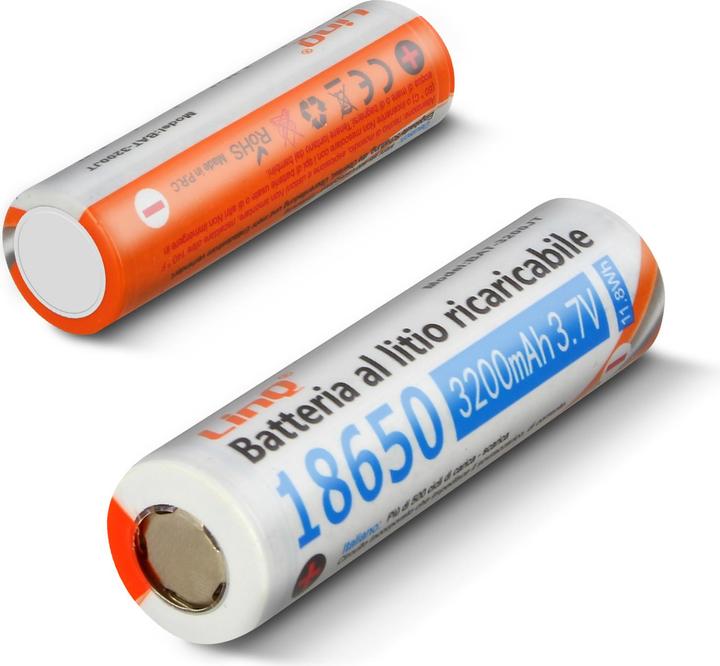 Produktbild LinQ 18650 3200mAh / 3.7V (2 Stk., 18650, 3200 mAh)