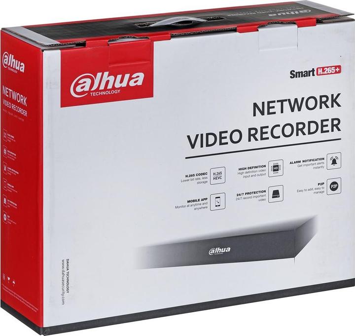 Actual product image Dahua Lite DHI-NVR4208-4KS2/L 1U Black (Network Video Recorder (NVR))