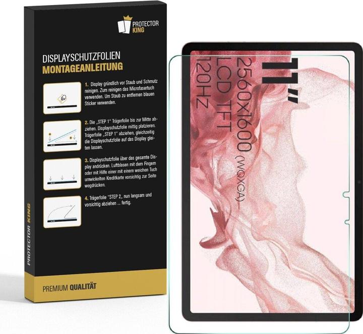Protectorking 1x Panzerfolie Anti-Shock HD Klar (1 Stück, Galaxy Tab S9 Ultra)