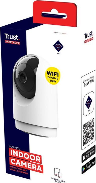 Immagine prodotto Trust IPCAM-2700 TELECAMERA PER INTERNI (2304 x 1296 Pixels)