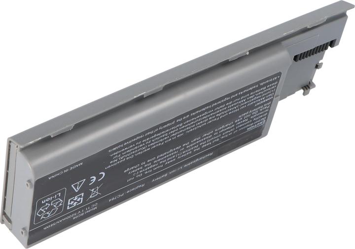 Produktbild AccuCell Akku passend für Dell Latitude D620, Li-Ion, 11,1V, 5200mAh, 57,7Wh, grey metallic (5200 mAh)