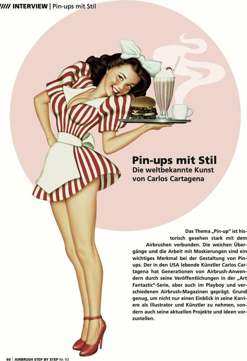 Produktbild Airbrush Step by Step 93 (Deutsch, Dennis Mott, Markus Ehmke, Katja Hassler, Gerhard Eujen, Roger Hassler, Mitya Ka, Carlos Cartagena, 2024)
