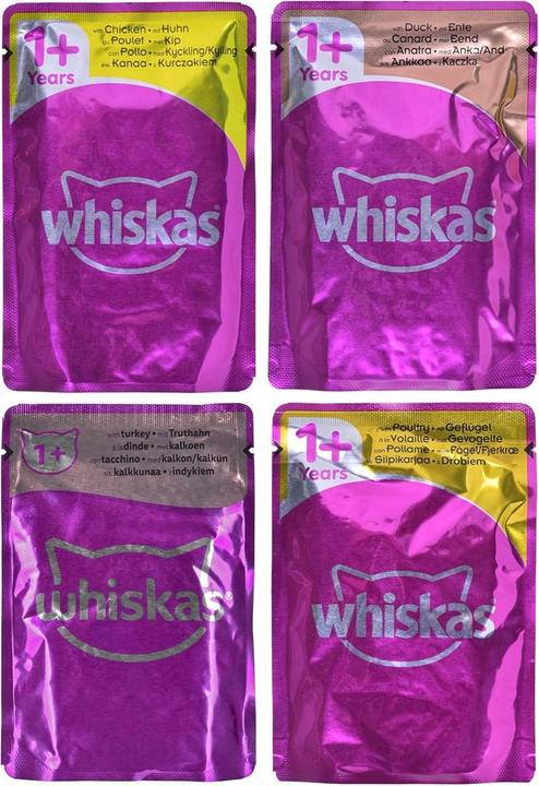 Actual product image Whiskas saszetki z drobiem dla kota 80x85g (Senior, 1 pcs., 6800 g)