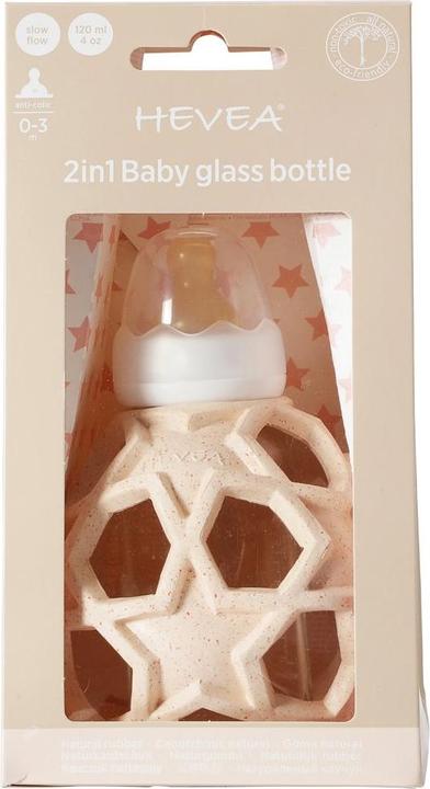 Immagine prodotto Hevea Bottiglia di vetro con stella Griffin Ball 120 ml (120 ml)