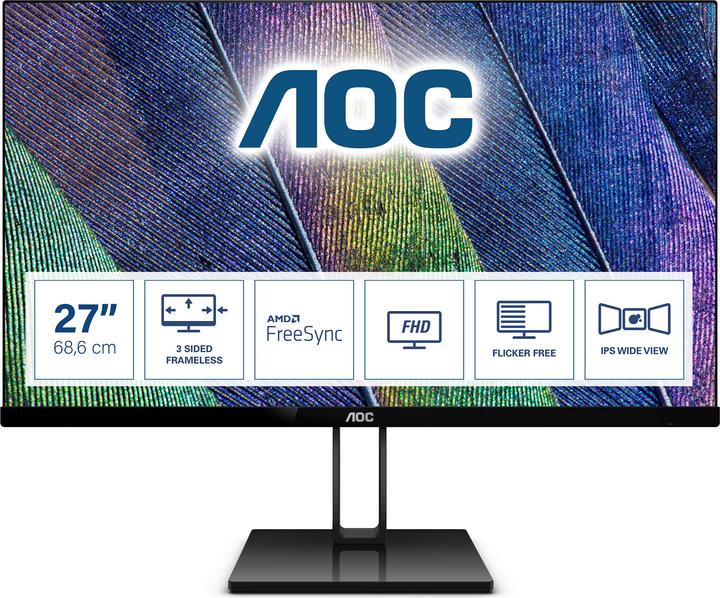 AOC 27v2q (1920 x 1080 pixels, 27")