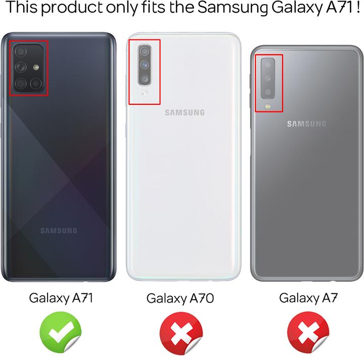 Actual product image Nalia Glitter cover (Samsung Galaxy A71)