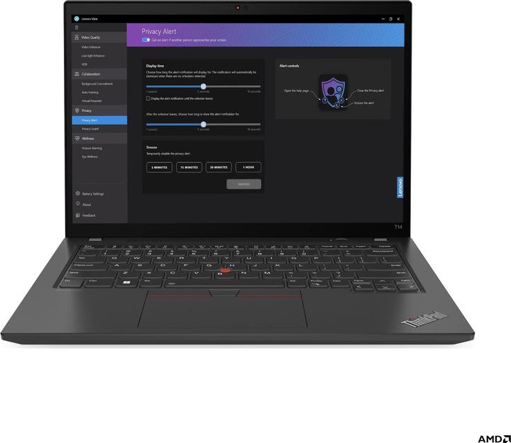 Produktbild Lenovo ThinkPad T14 Gen 4 (14", AMD Ryzen 7 Pro 7840U, 32 GB, 1000 GB, DE)