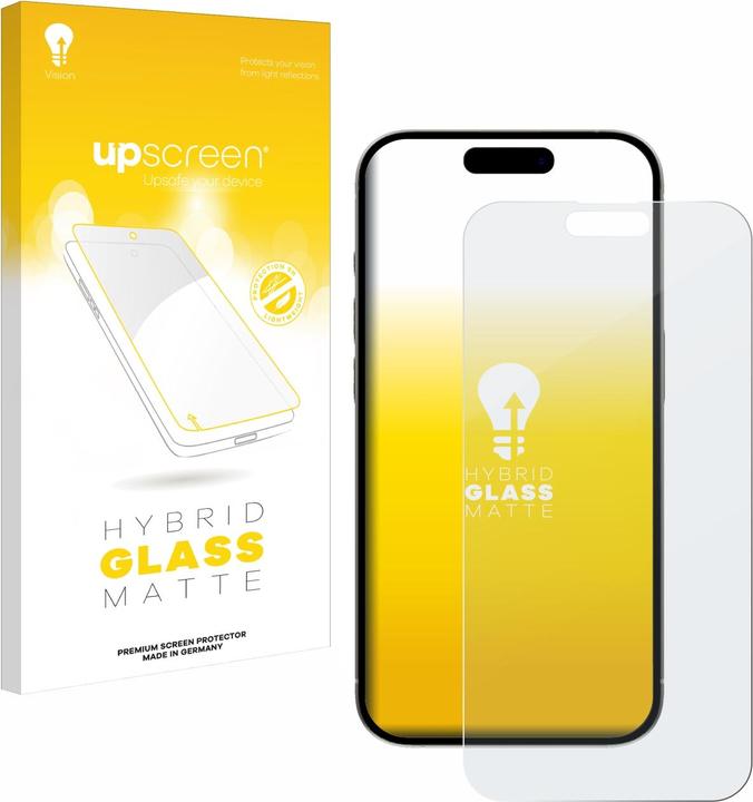 Immagine prodotto upscreen Reflection Shield Vetro Opaco (1 Pezzo/i, Apple iPhone 15 Plus)