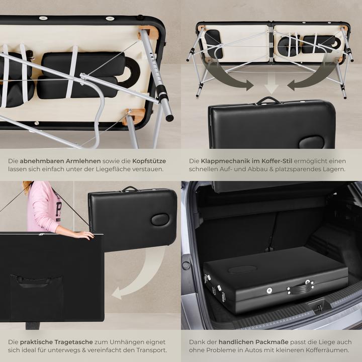 Image du produit tectake Table de massage 2 zones