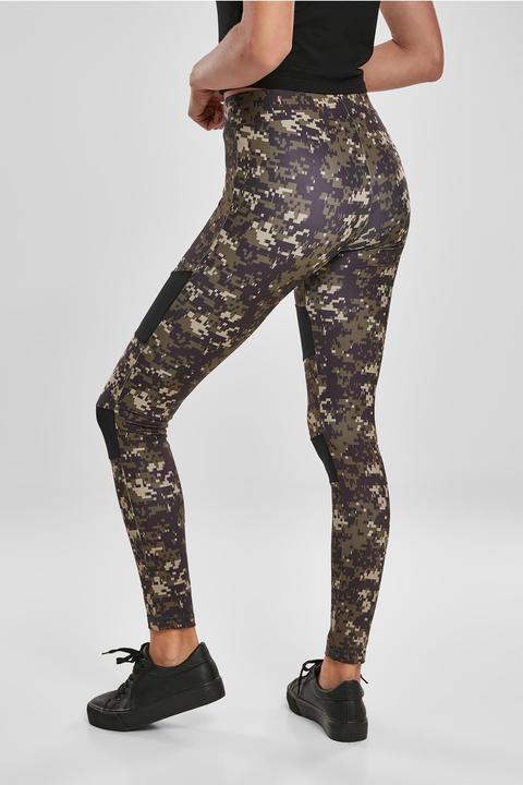 Actual product image Urban Classics Ladies Camo Tech Mesh Leggings (XS)