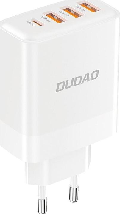 Produktbild Dudao A5HEU network charger 3x USB-A 1x USB-C PD20W - white