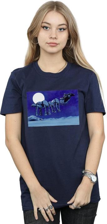 Image du produit Star Wars - T-shirt CHRISTMAS AT-AT SLEIGH - Femme (S)