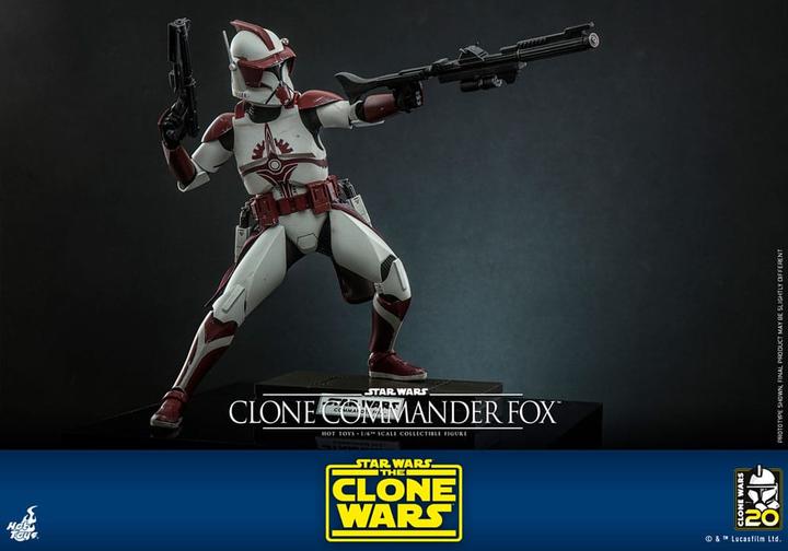 Produktbild Hot Toys Star Wars: The Clone Wars figurine 1/6 Clone Commander Fox 30 cm