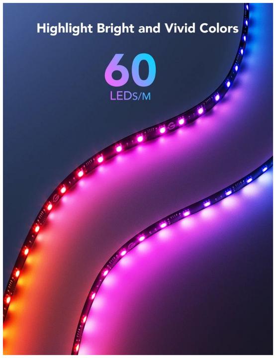 Actual product image Govee LED Stripe Gaming G1 (RGBW, 200 cm, Indoor)