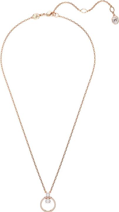 Immagine prodotto Swarovski Collana Constella taglio rotondo oro rosa bianco (Metallo Swarovski, 38 cm)