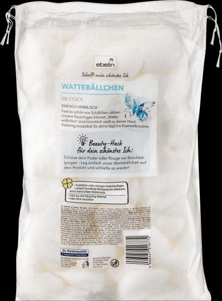 Produktbild dm ebelin Wattebällchen