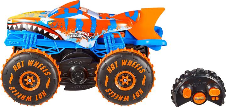 Actual product image Hot Wheels Monster Trucks R/C Tiger Shark Climber 1:15