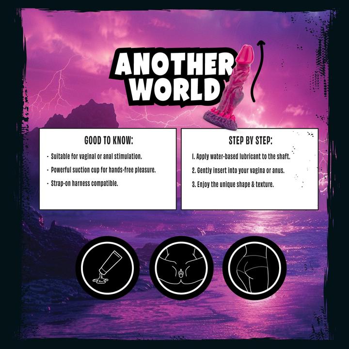 Produktbild Mythical Mates Another World Dildo Pink & Lila