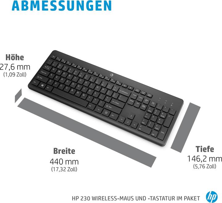 Actual product image HP 230 (DE, Wireless)