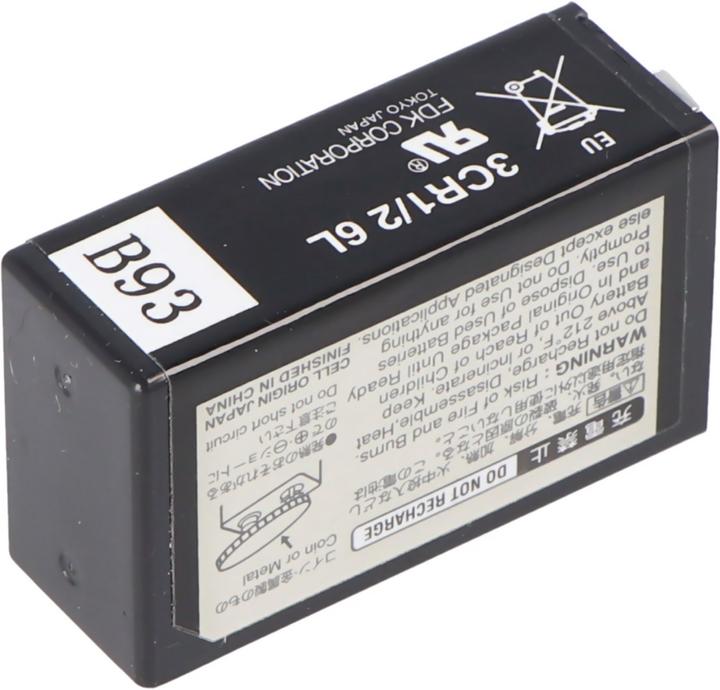 Image du produit FDK CR9V, 3CR1/2 6L (1 pcs, 9V Block, 1000 mAh)