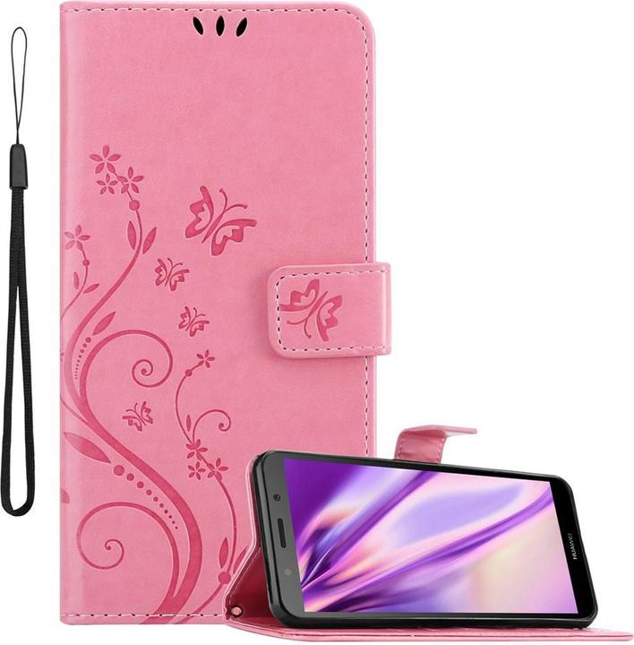 Image du produit Cadorabo Couverture du livre de fleurs (Huawei Y5 Prime 2018, Huawei Y5 (2018))