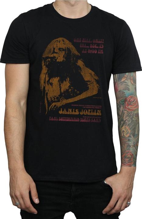 Immagine prodotto Janis Joplin Madison Square Garden Maglietta Uomo (L)