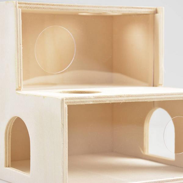 Immagine prodotto Duvoplus Casetta per arrampicata in legno, 15x15x15cm