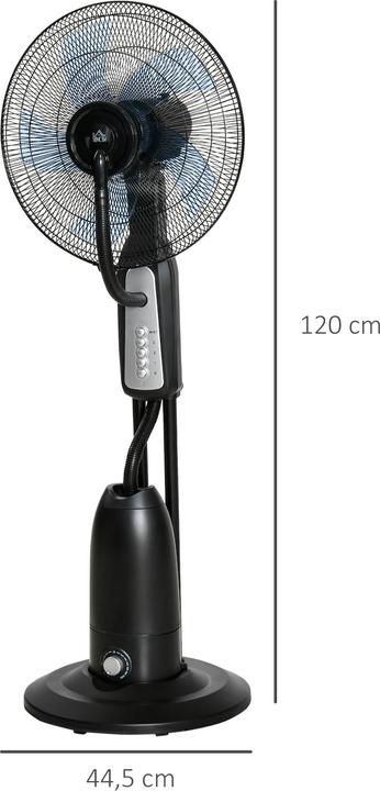 Produktbild Homcom Standventilator mit Wasserzerstäuber (57 dB)