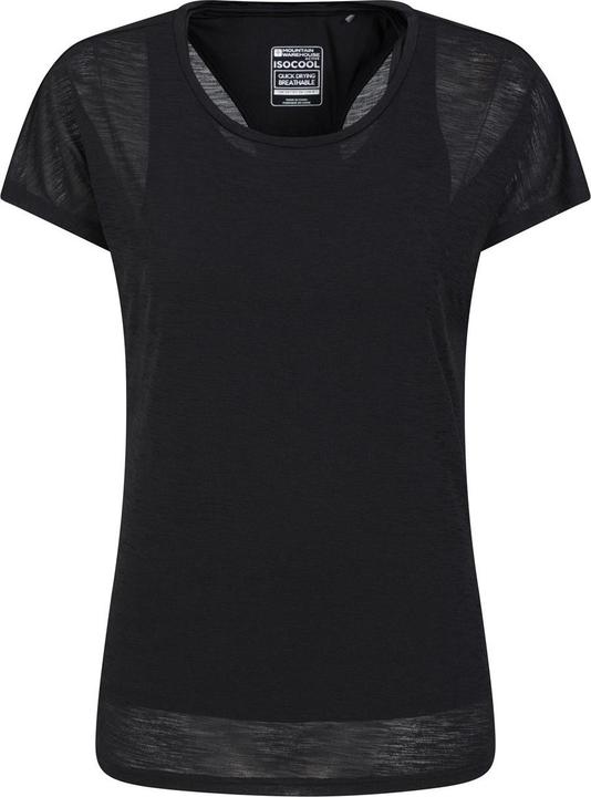 Actual product image Mountain Warehouse Womens/Ladies Double Layered T-Shirt (44 D)