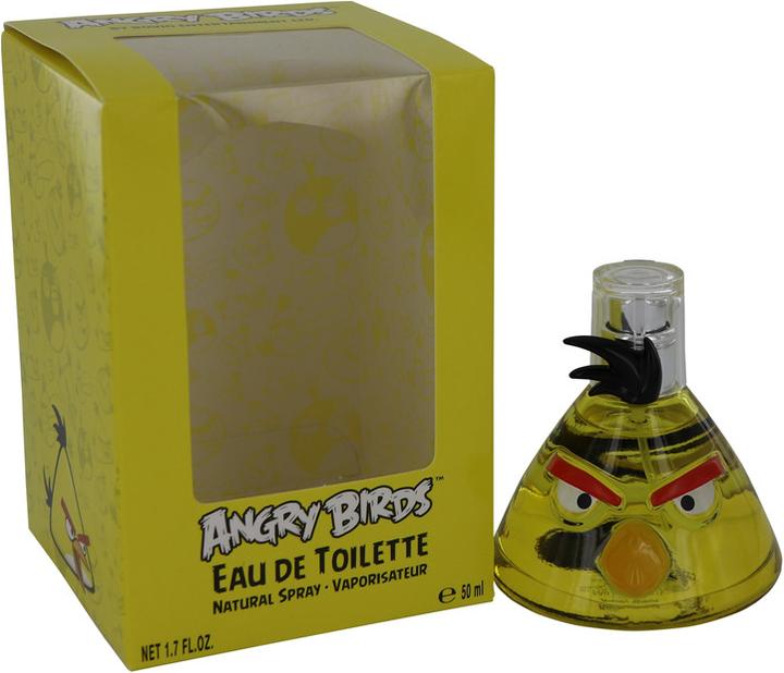 Immagine prodotto Air Val International Angry Birds Yellow Bird di Eau de Toilette Spray (Unisex) 50 ml (Eau de toilette, 50 ml)