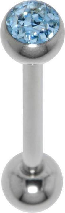 Produktbild Bijouteria Zungenpiercing (Epoxiharz, Kristall, Chirurgenstahl 316L)