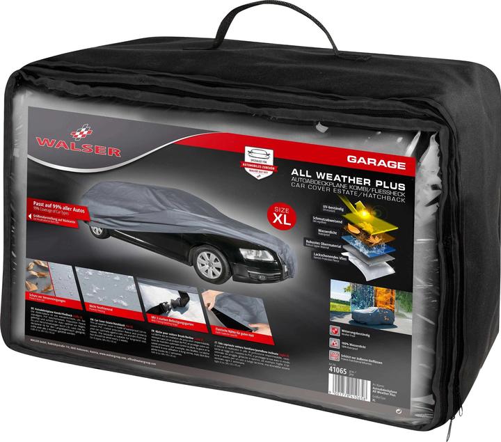 Produktbild Walser Autoplane All Weather Plus, PKW-Abdeckplane Kombi Gröe XL grau